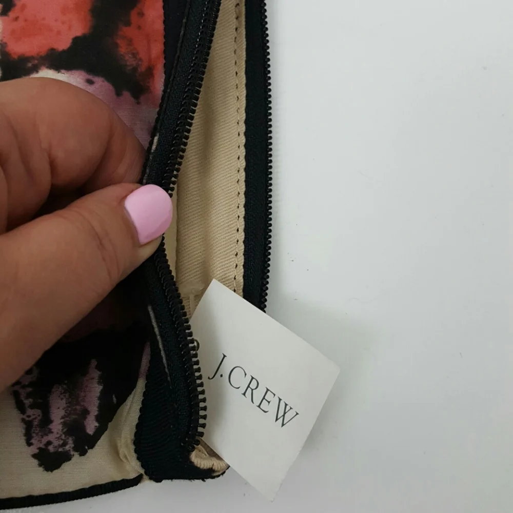 J.Crew women cosmetic bag New